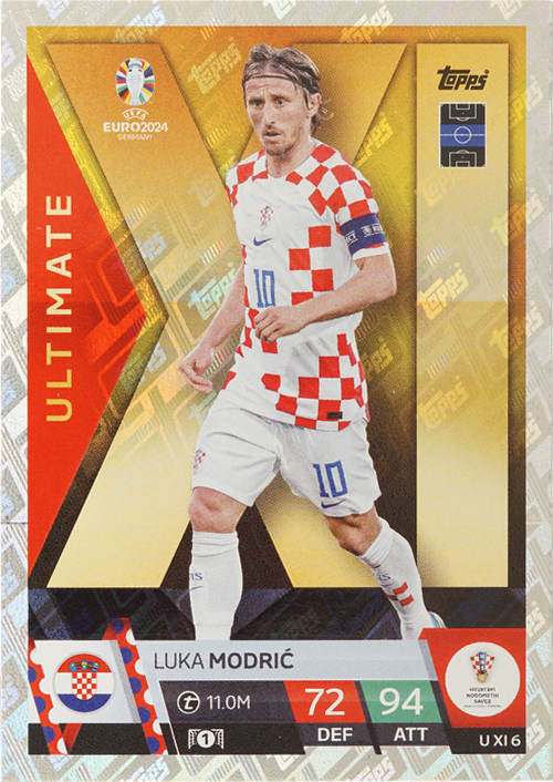 Luka Modric trading card