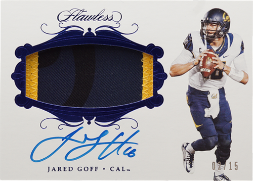 Jared Goff trading card