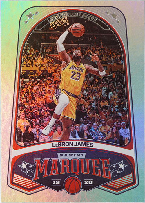 LeBron James trading card