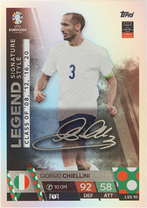 Giorgio Chiellini trading card