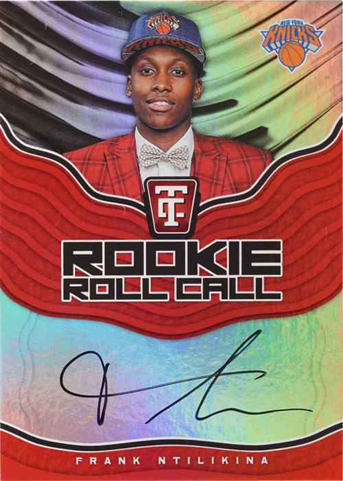 Frank Ntilikina trading card