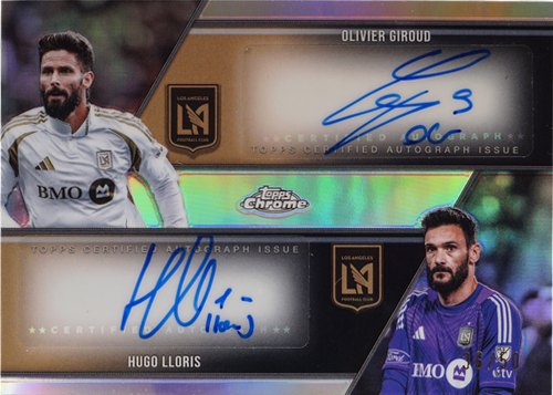 Hugo Lloris / Olivier Giroud trading card