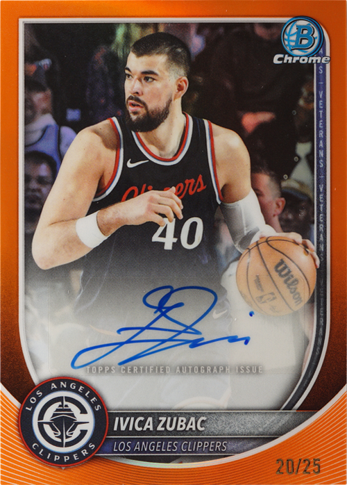 Ivica Zubac trading card