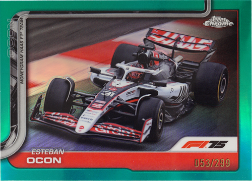 Esteban Ocon trading card