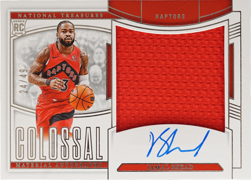 Jamal Shead trading card