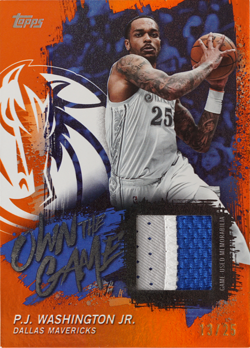 P.J. Washington Jr. trading card