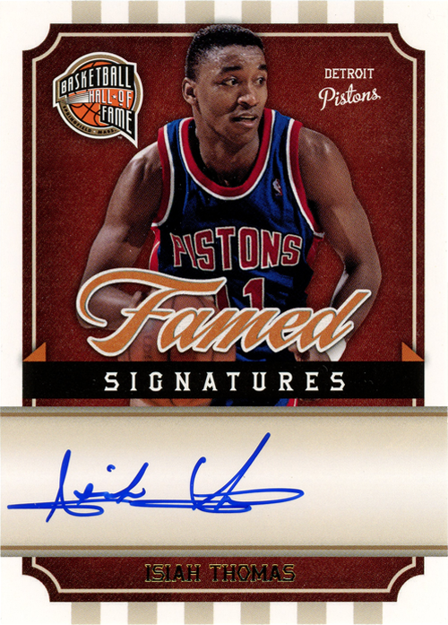 Isiah Thomas trading card