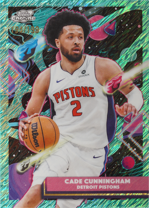 Cade Cunningham trading card