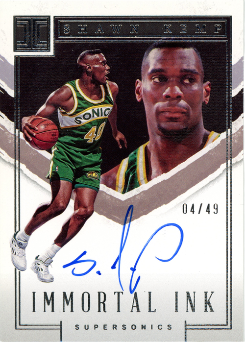 Shawn Kemp trading card