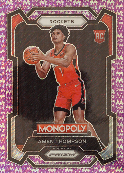 Amen Thompson trading card
