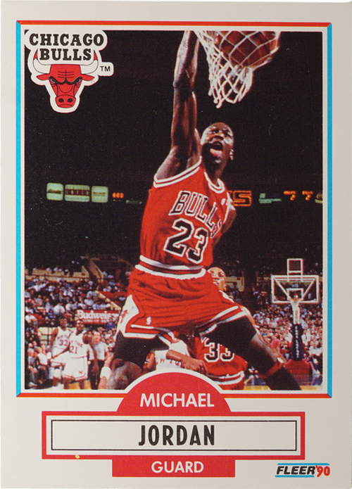 Michael Jordan trading card