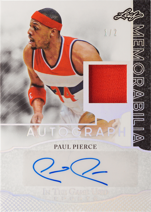 Paul Pierce trading card
