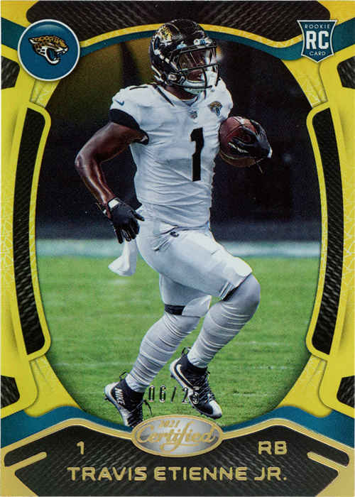 Travis Etienne Jr. trading card
