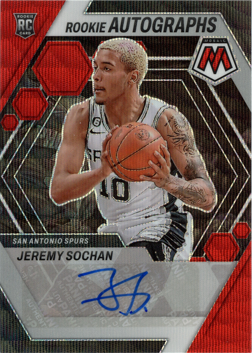 Jeremy Sochan trading card