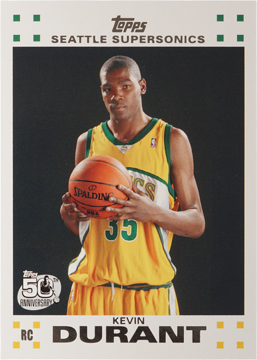 Kevin Durant trading card
