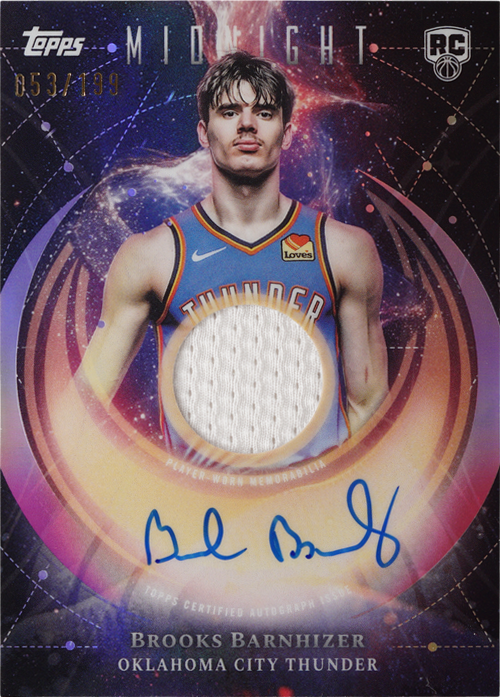 Brooks Barnhizer trading card