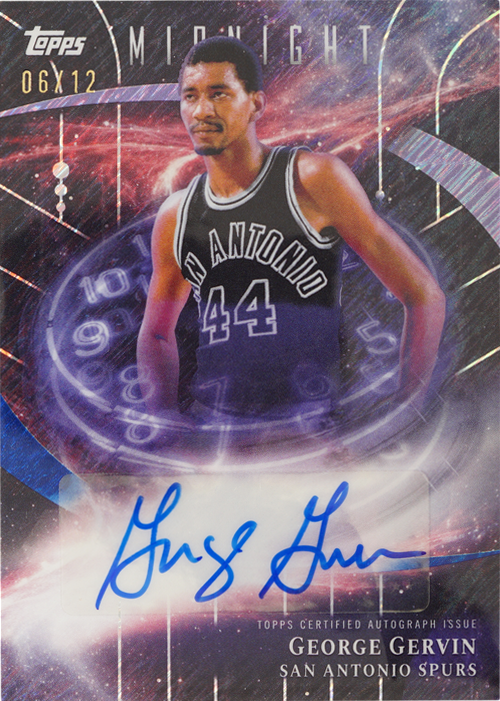 George Gervin trading card