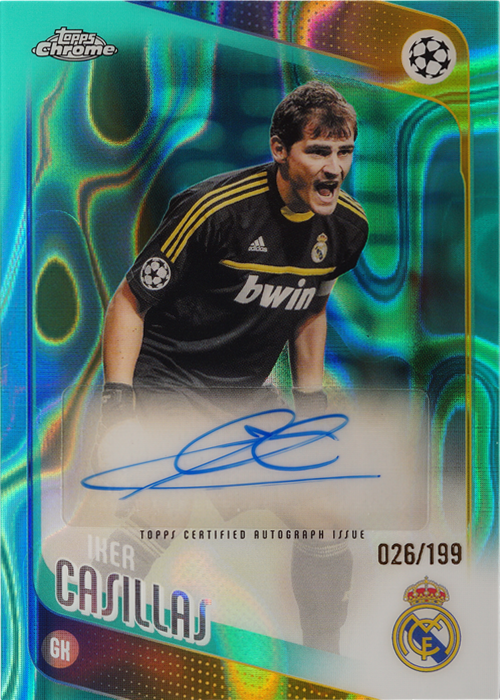 Iker Casillas trading card
