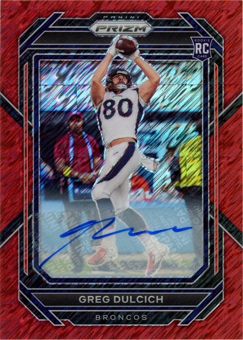 Greg Dulcich trading card