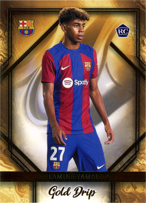 Lamine Yamal trading card