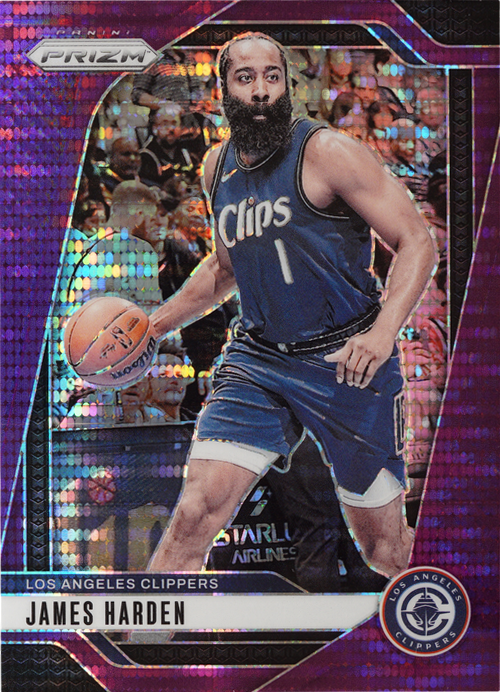 James Harden trading card