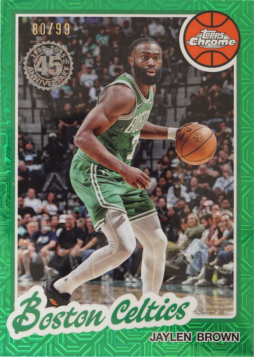 Jaylen Brown trading card