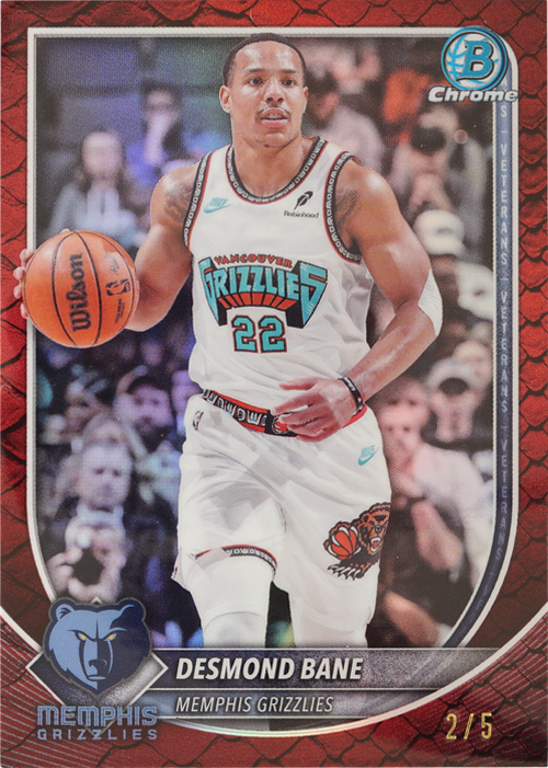Desmond Bane trading card