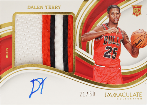 Dalen Terry trading card