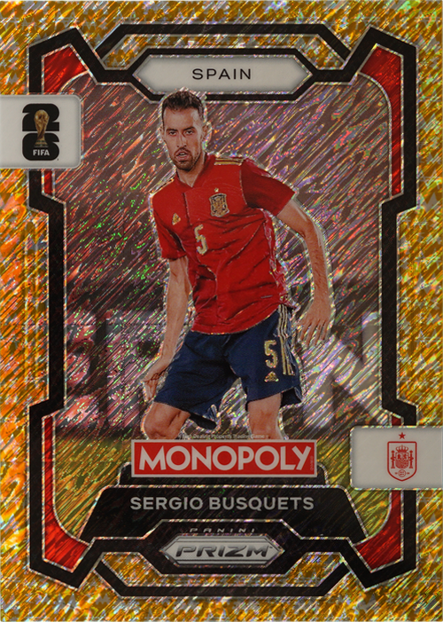 Sergio Busquets trading card