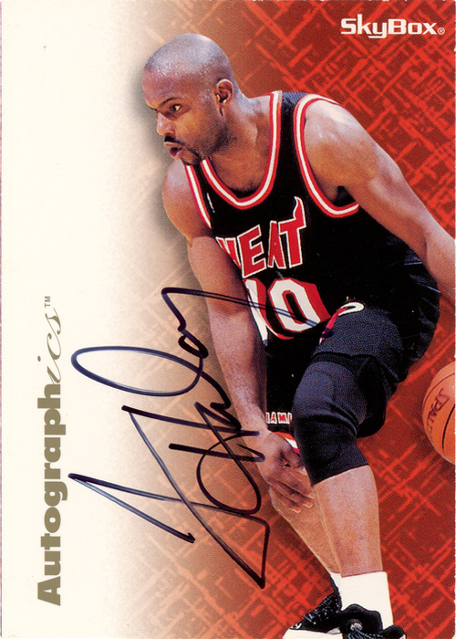 Tim Hardaway trading card