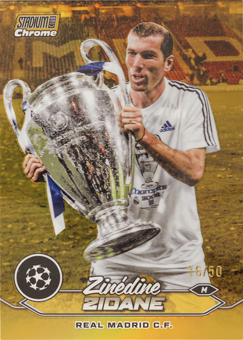 Zinédine Zidane trading card