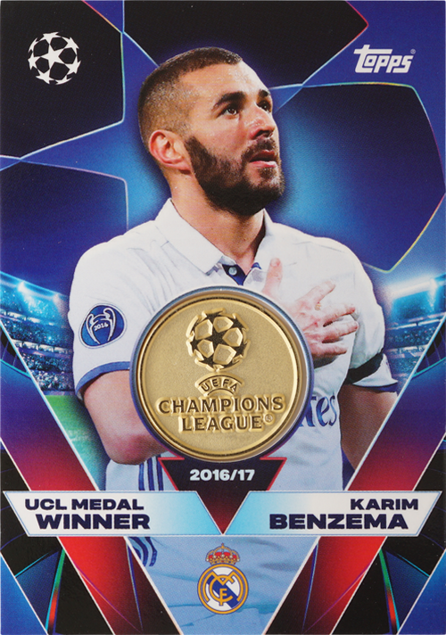 Karim Benzema trading card