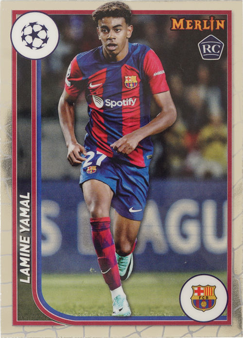 Lamine Yamal trading card