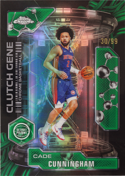 Cade Cunningham trading card