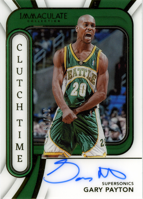 Gary Payton trading card