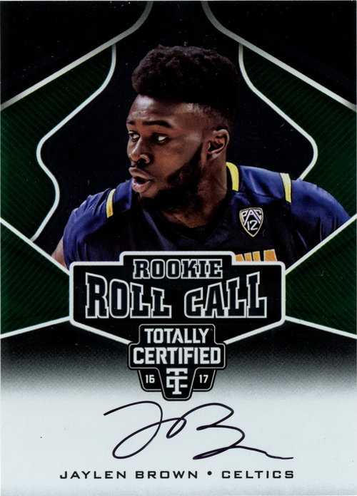 Jaylen Brown trading card