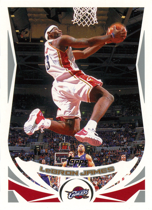 Lebron James trading card
