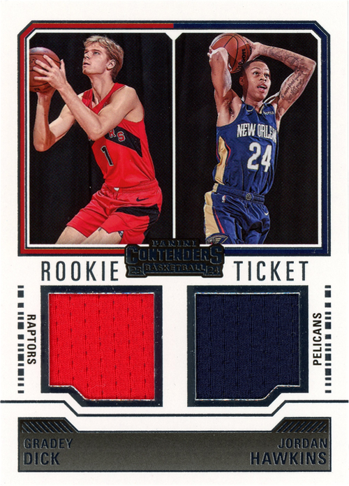 Gradey Dick/Jordan Hawkins trading card