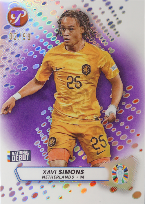 Xavi Simons trading card