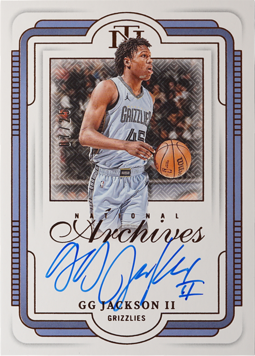 GG Jackson II trading card