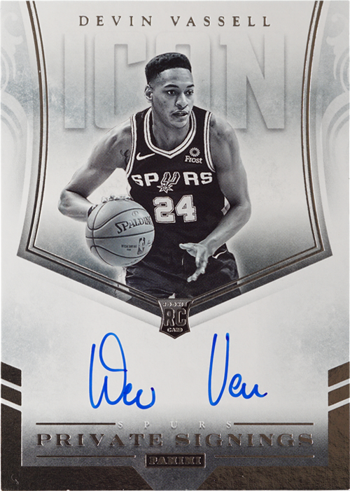 Devin Vassell trading card