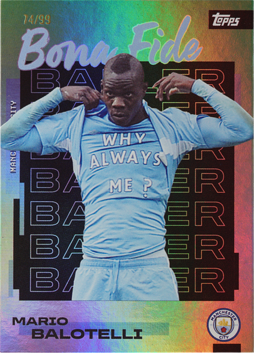 Mario Balotelli trading card