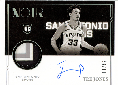 Tre Jones trading card