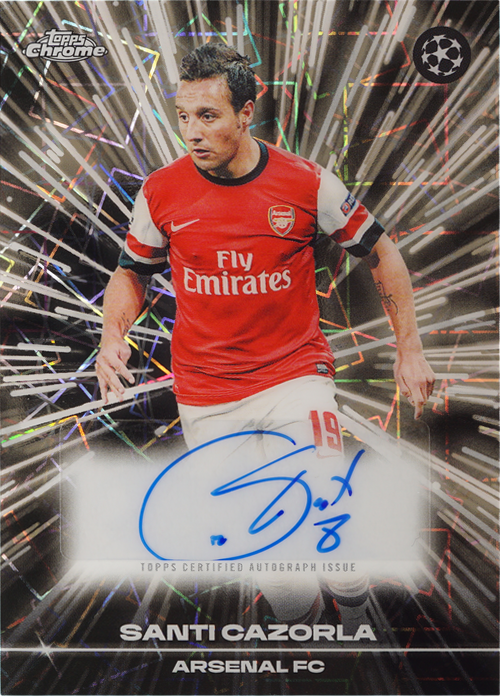 Santi Cazorla trading card