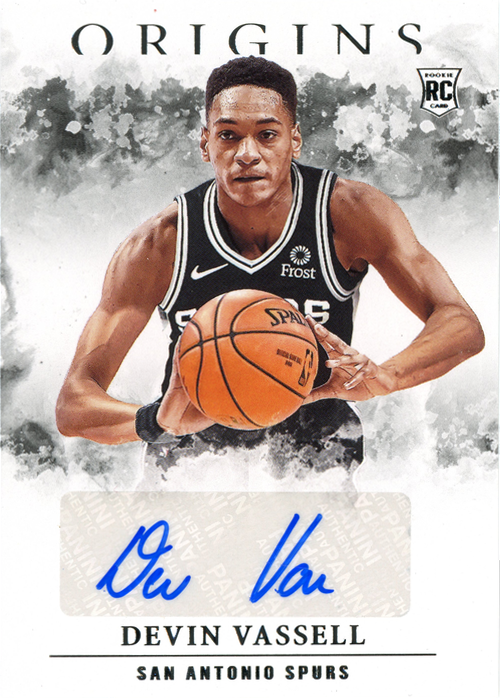 Devin Vassell trading card