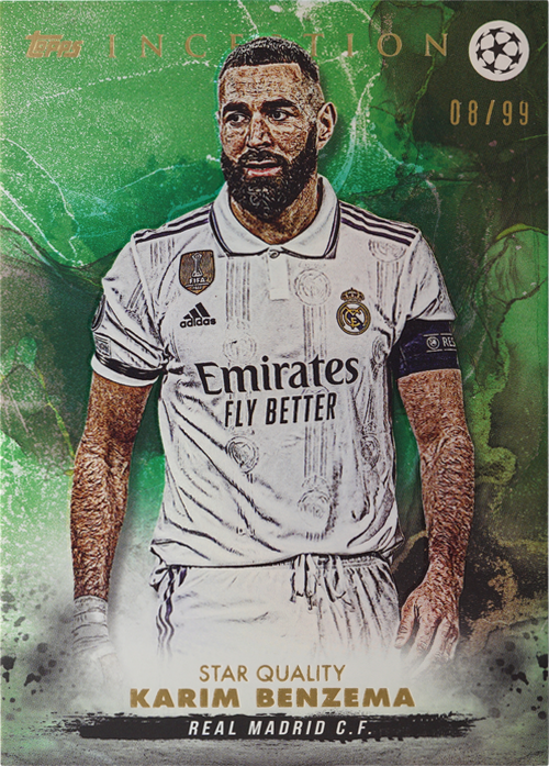 Karim Benzema trading card