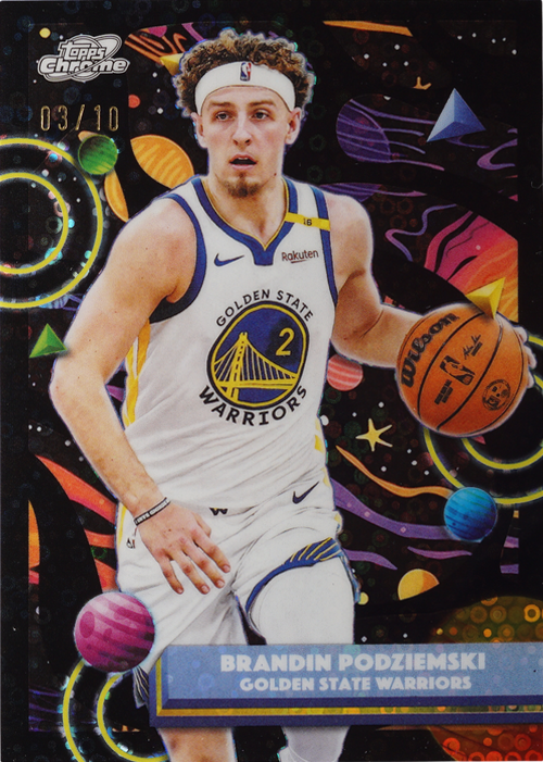 Brandin Podziemski trading card