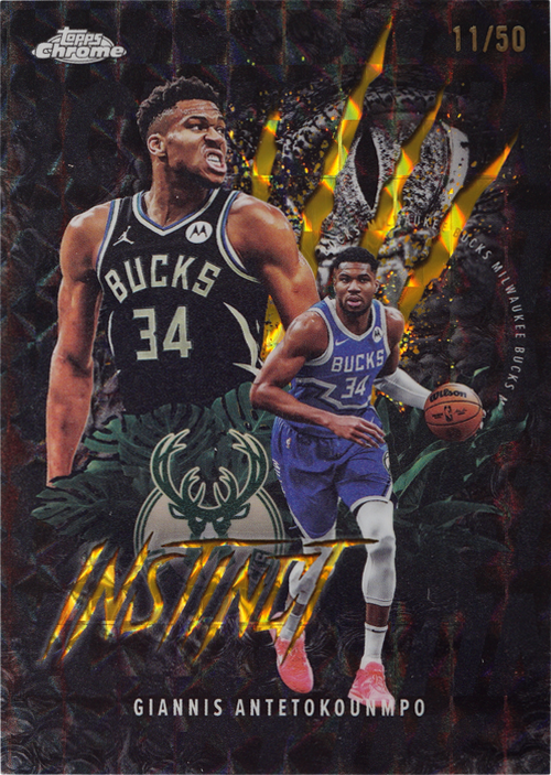 Giannis Antetokounmpo trading card