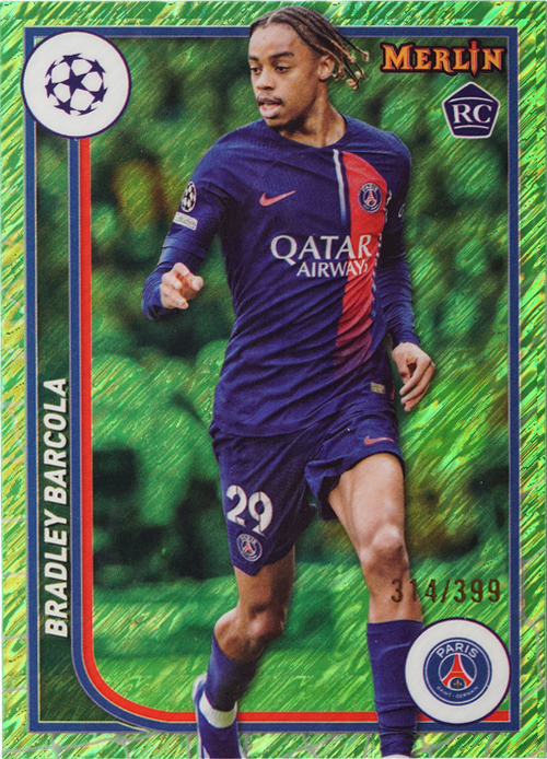 Bradley Barcola trading card