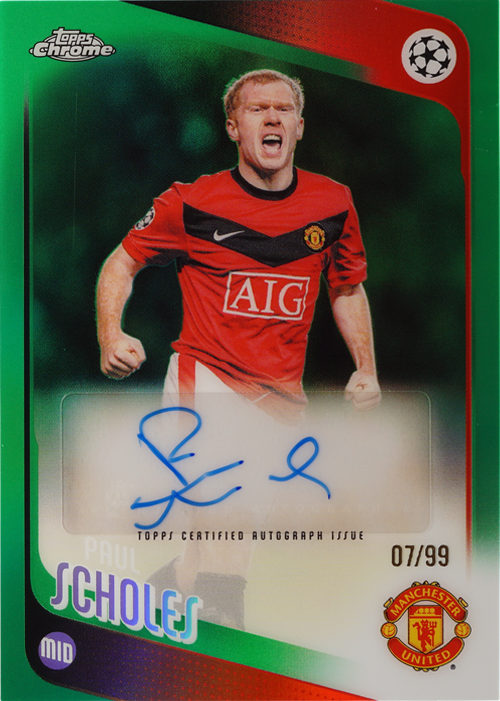 Paul Scholes trading card